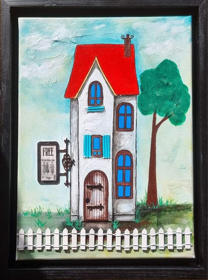 Original Handmade Mixed Media Painting