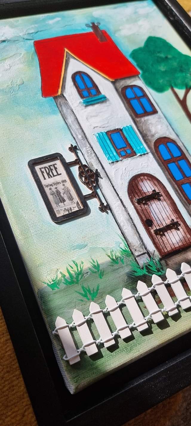 Original Handmade Mixed Media Painting