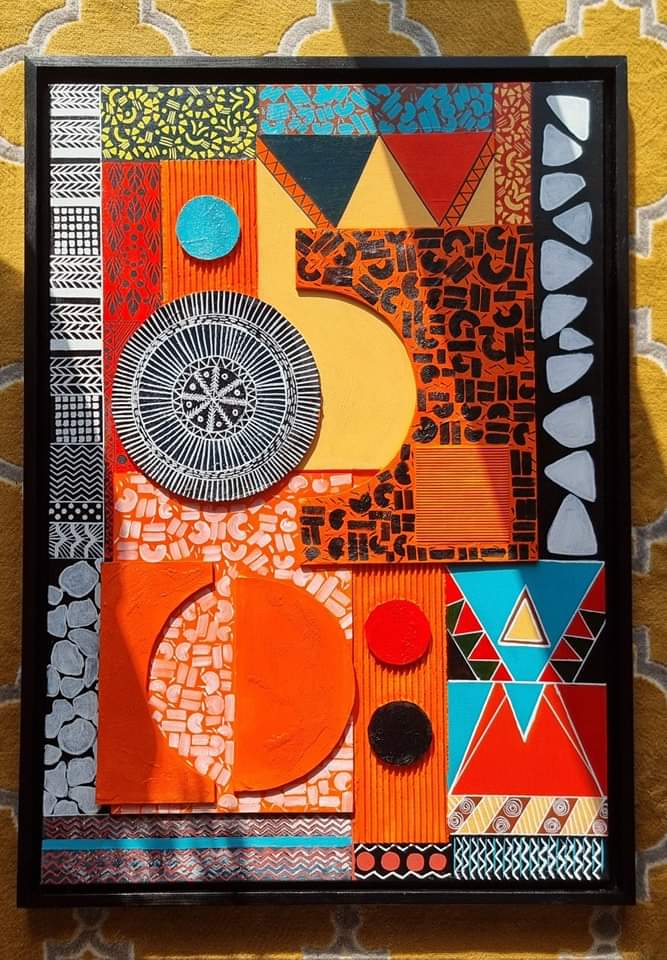 Original Handmade Mixed Media Art Piece