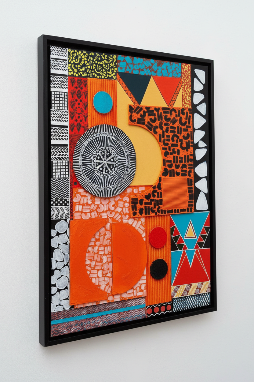 Original Handmade Mixed Media Art Piece