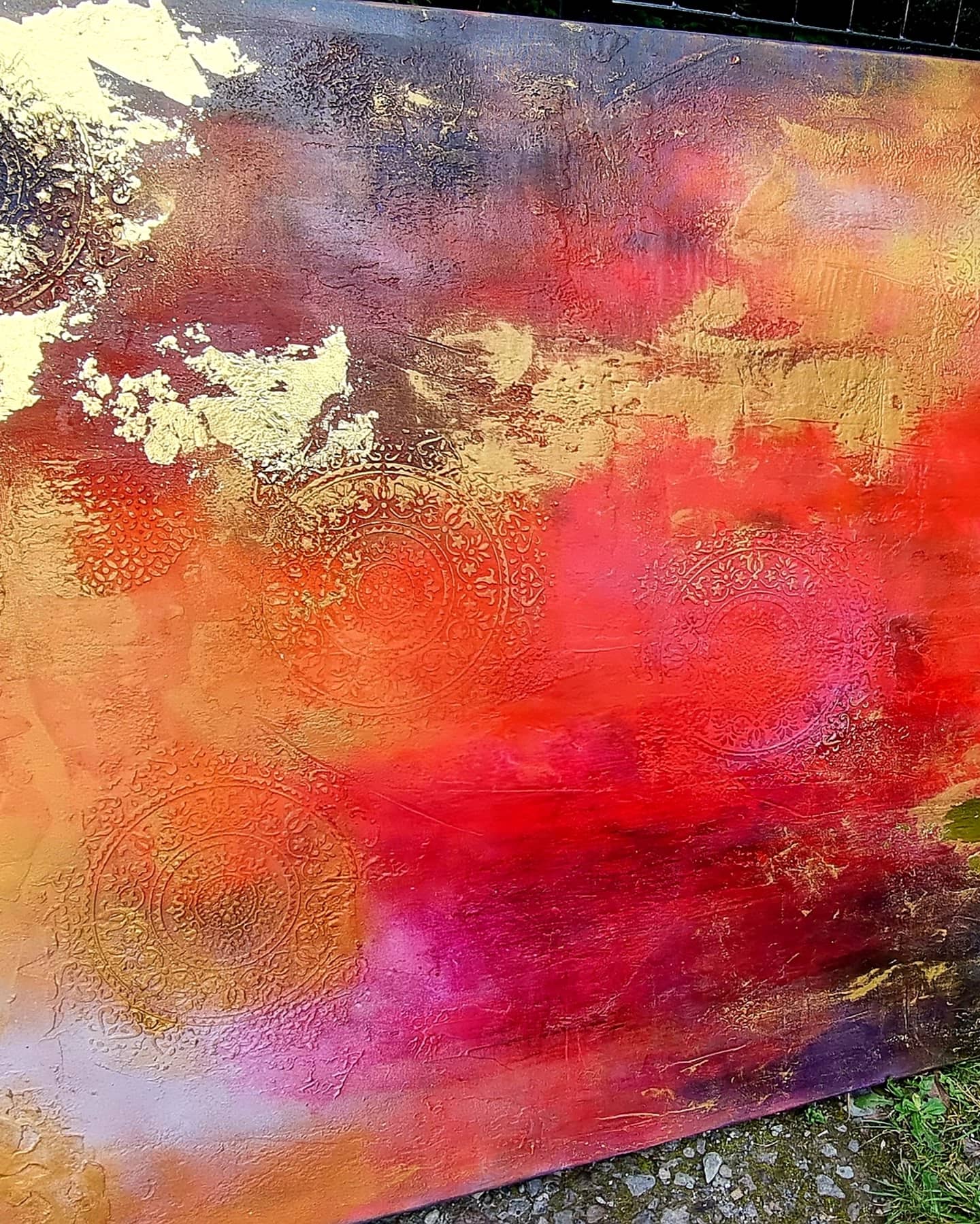 Colours of Asia. Large canvas.