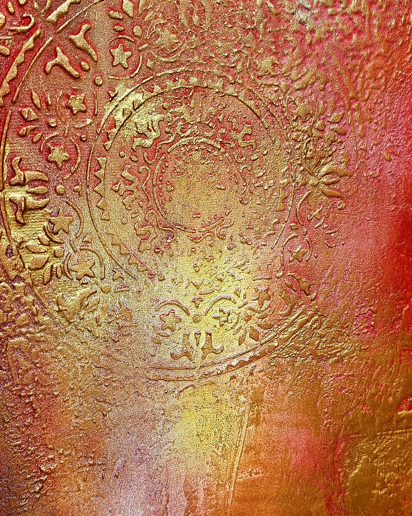 Colours of Asia. Large canvas.