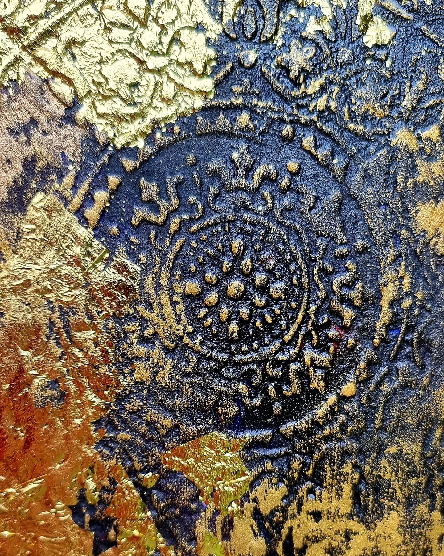 Colours of Asia. Large canvas.