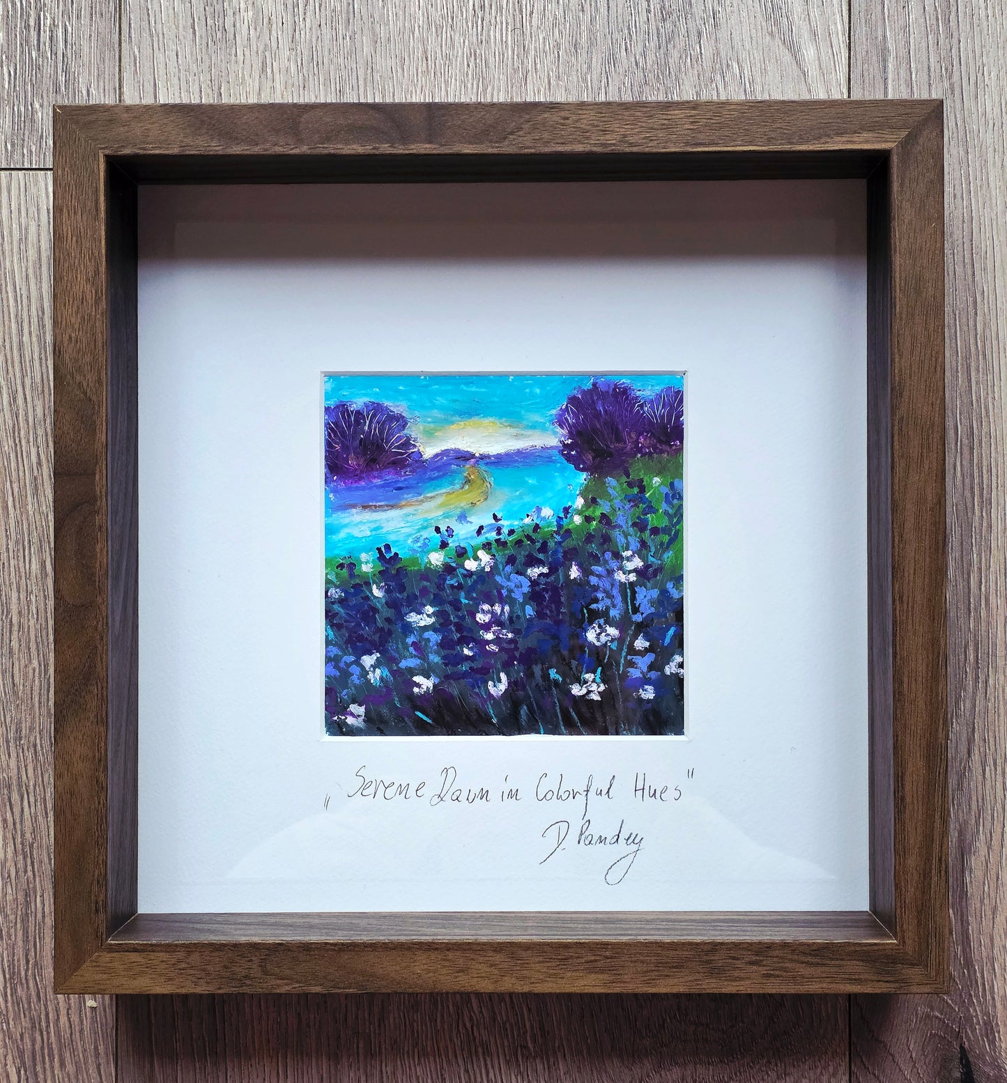 Serene Down in Colorful Hues.