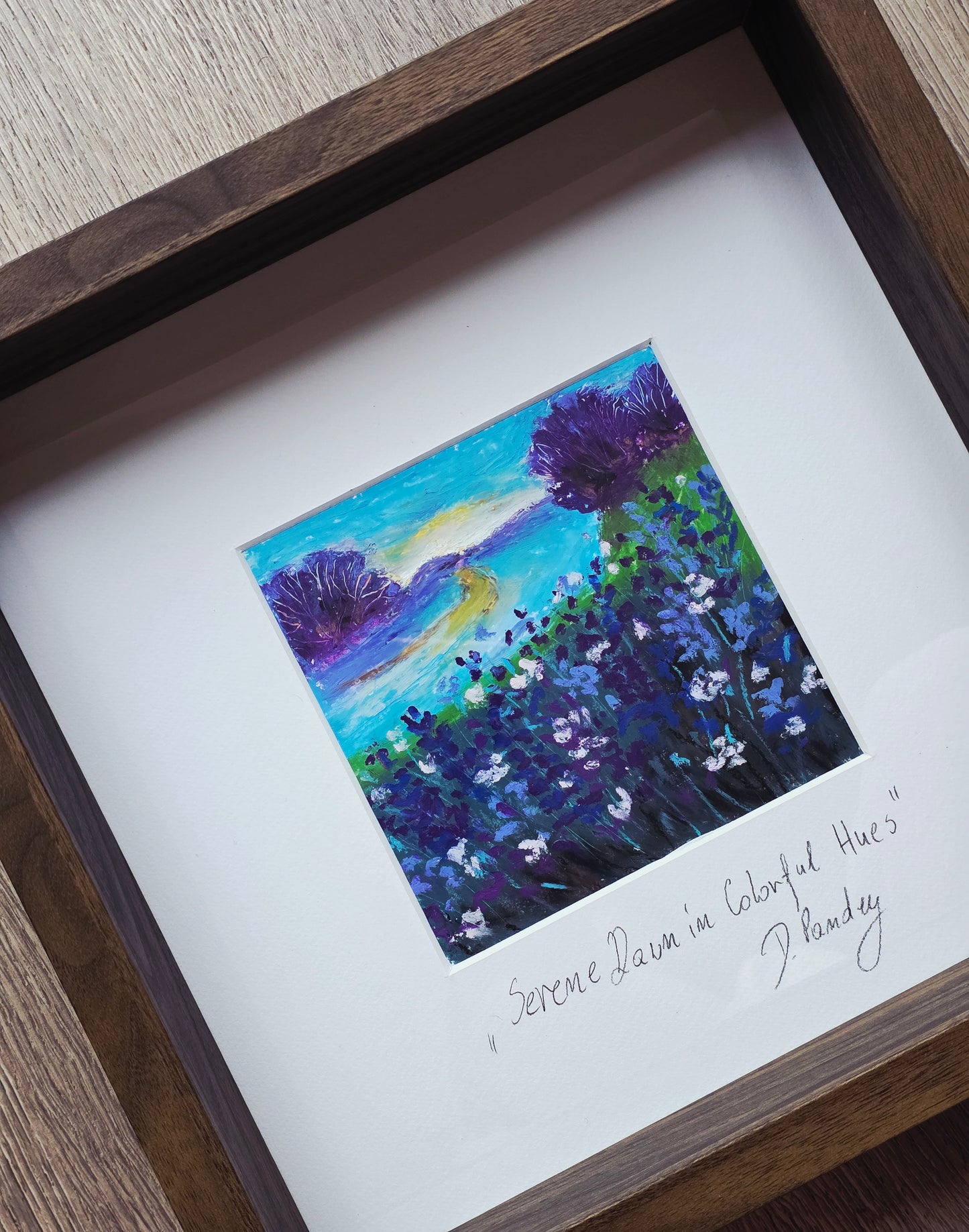 Serene Down in Colorful Hues.