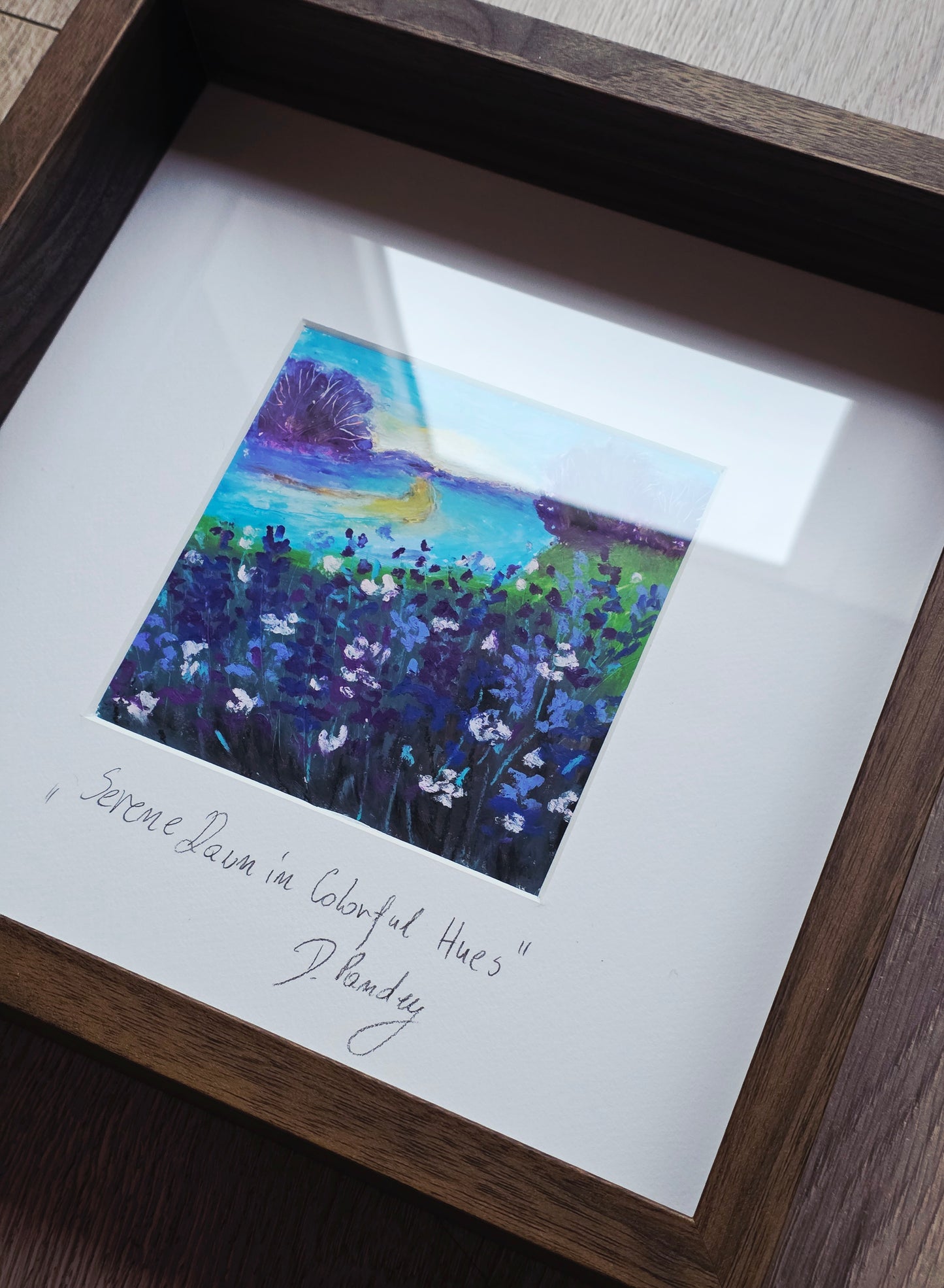 Serene Down in Colorful Hues.