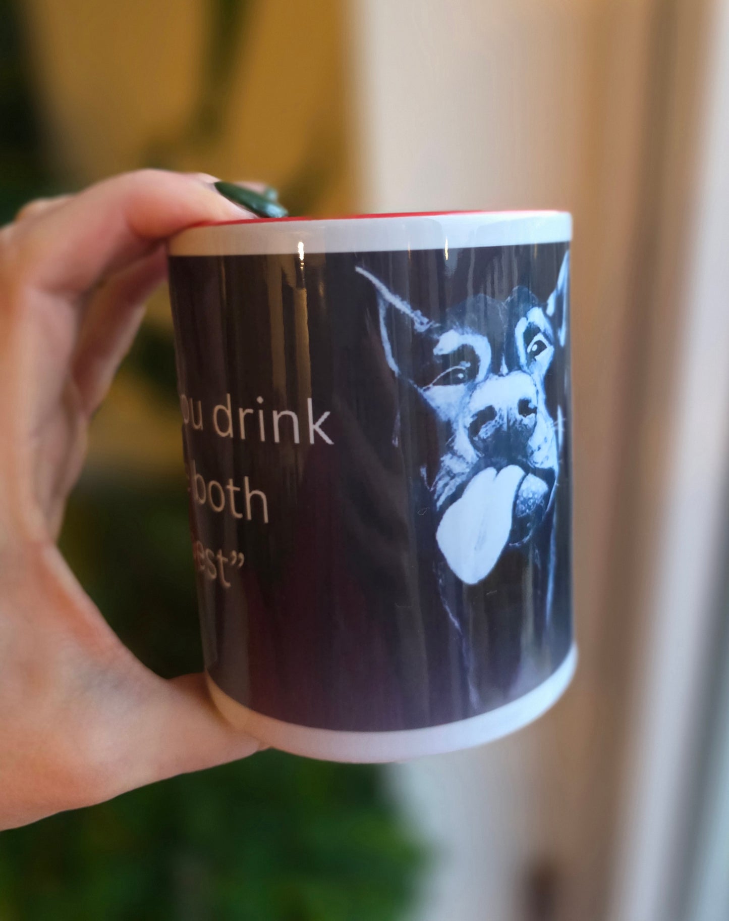 "I Lick things, You drink things. We're both doing our best"